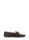 Tod's Kate Commino Chain-link Driving Shoes In Black