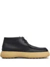 Tod's W. G. Ankle Boots In Leather In Black