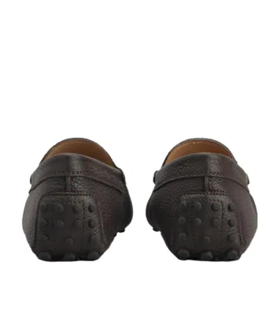 Tod's Gommino Leather Driving Shoes In Black