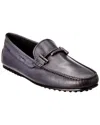 Tod's Tods Gommino Leather Loafer In Blue