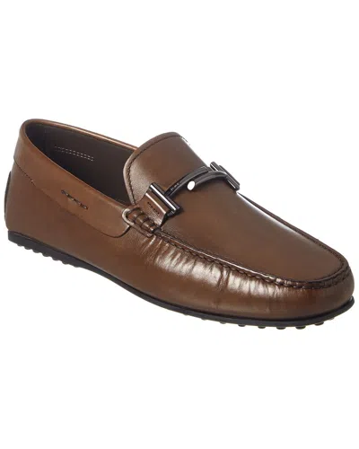 Tod's Tods Gommino Leather Loafer In Brown