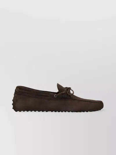 TOD'S GOMMINO LEATHER SLIP-ON LOAFERS