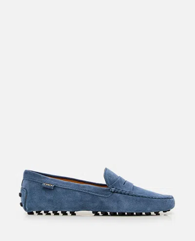 Tod's Gommino Loafer In Blue
