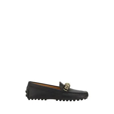Tod's Gommino Loafers In Black