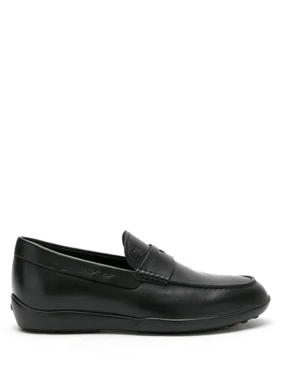 Tod's Gommino Loafers In Black