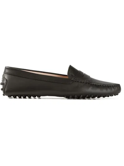 Tod's 'gommino' Loafers In Black