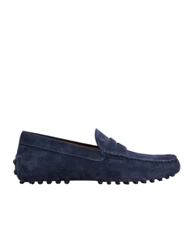 Tod's Gommino Loafers In Blue