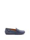Tod's Suede Gommino Driving Shoes In Blue