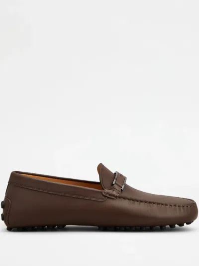 Tod's Gommino Loafers In Brown