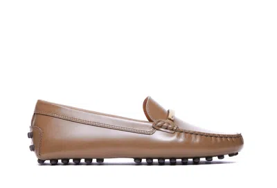 Tod's Gommino Loafers In Marrón