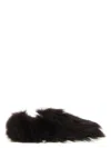 Tod's Gommino Sheep Fur Loafers In Brown