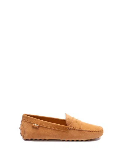 Tod's `gommino` Loafers In Brown