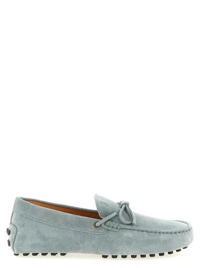 Tod's Gommino Loafers Gray In Multi