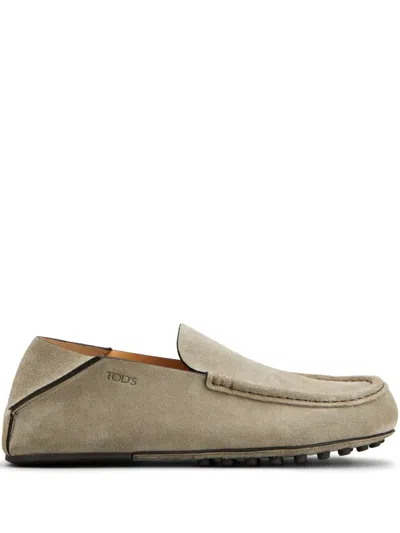 Tod's Gommino Loafers In Grey