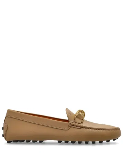 Tod's Gommino Loafers In Neutrals