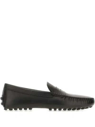Tod's Gommino Loafers In Schwarz
