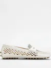 Tod's Gommino Loafers In White
