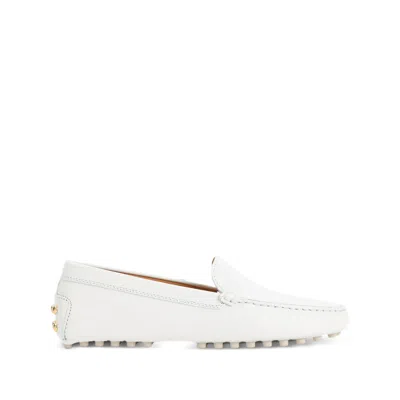 Tod's Gommino Loafers In White