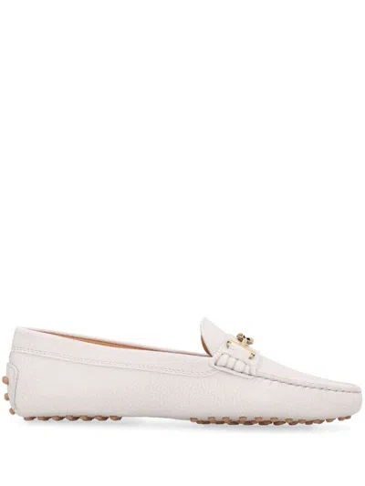 Tod's Gommino Loafers In White