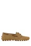 Tod's Gommino Leather-trimmed Suede Loafers