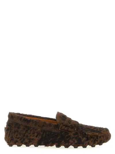 Tod's Gommino Macro Loafers Brown