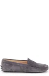 Tod's Gommino Penny Bar Driving Shoes In Grey
