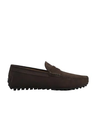 Tod's Gommino Penny Loafers In Black