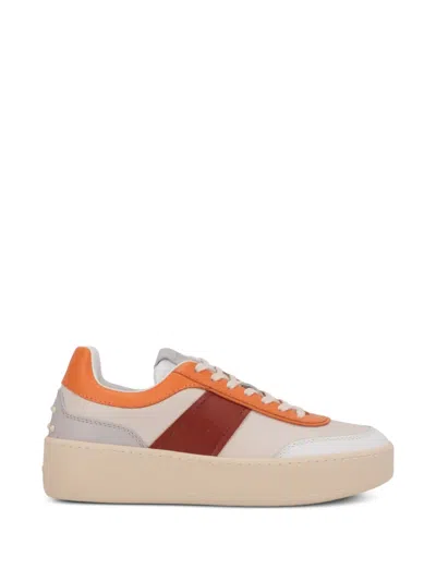 Tod's Gommino Platform Sneakers In Multi