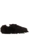 Tod's Gommino Sheep Fur Loafers In Brown