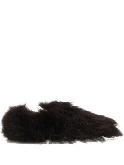 TOD'S GOMMINO SHEEP FUR LOAFERS