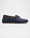 Tod's Gommino Suede Driver Boat Loafers