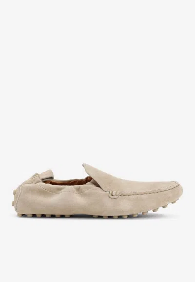 TOD'S GOMMINO SUEDE LOAFERS
