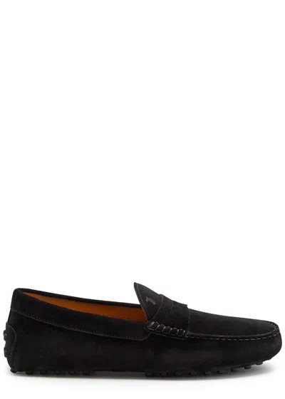 TOD'S TODS GOMMINO SUEDE LOAFERS