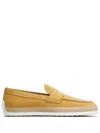 Tod's Gommino Loafer Aus Wildleder In Gelb