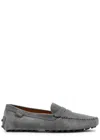 Tod's Tods Gommino Suede Loafers In Gray