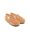 Tod's Gommino Suede Loafers In Neutrals
