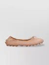 Tod's Beige Gommino Ballerina Shoes In Cream