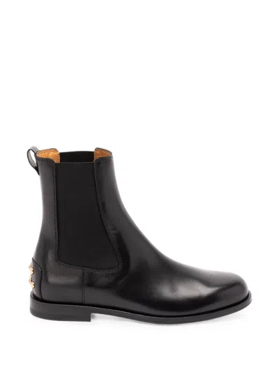 Tod's Gommino-stud Leather Chelsea Boots In Black