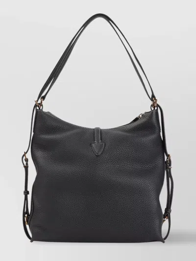 Tod's Grained Leather Shoulder Bag