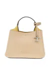 Tod's Grained-leather Tote Bag In Neutral