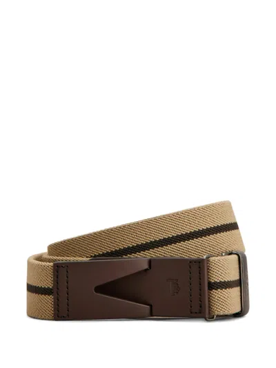 Tod's Greca Belt In Brown
