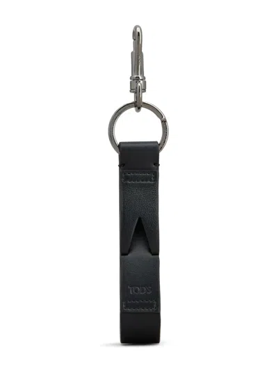 Tod's Greca Key Holder In Black