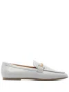 Tod's Loafers In Leather In Grey