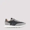 Tod's Tods Men's Grey/other Allacciata 25k Runner Leather And Shell Low-top Trainers In Grey