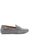 Tod's Gommino Penny Bar Driving Shoes In Grey
