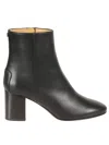 Tod's Leather Boots In Cuoio/black