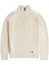 Tod's Half-zip Sweater In Neutrals