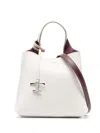 Tod's T Timeless Leather Mini Handbag In White