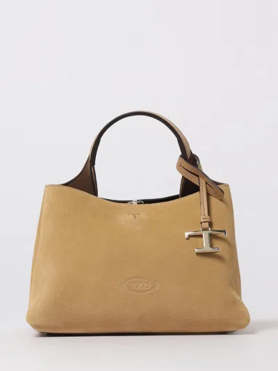 Tod's Handbag  Woman Color Beige In Brown