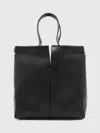 Tod's Di Bag Folio Small Embossed Leather Tote In Black